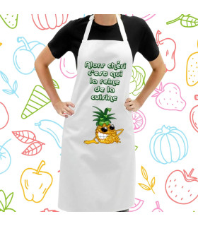 tablier de cuisine rigolo ananas