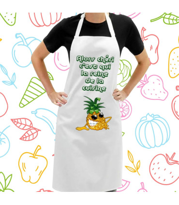 tablier de cuisine rigolo ananas