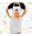 Tablier de Cuisine Personnalisé avec Votre Photo et Texte – Impression Sublimation