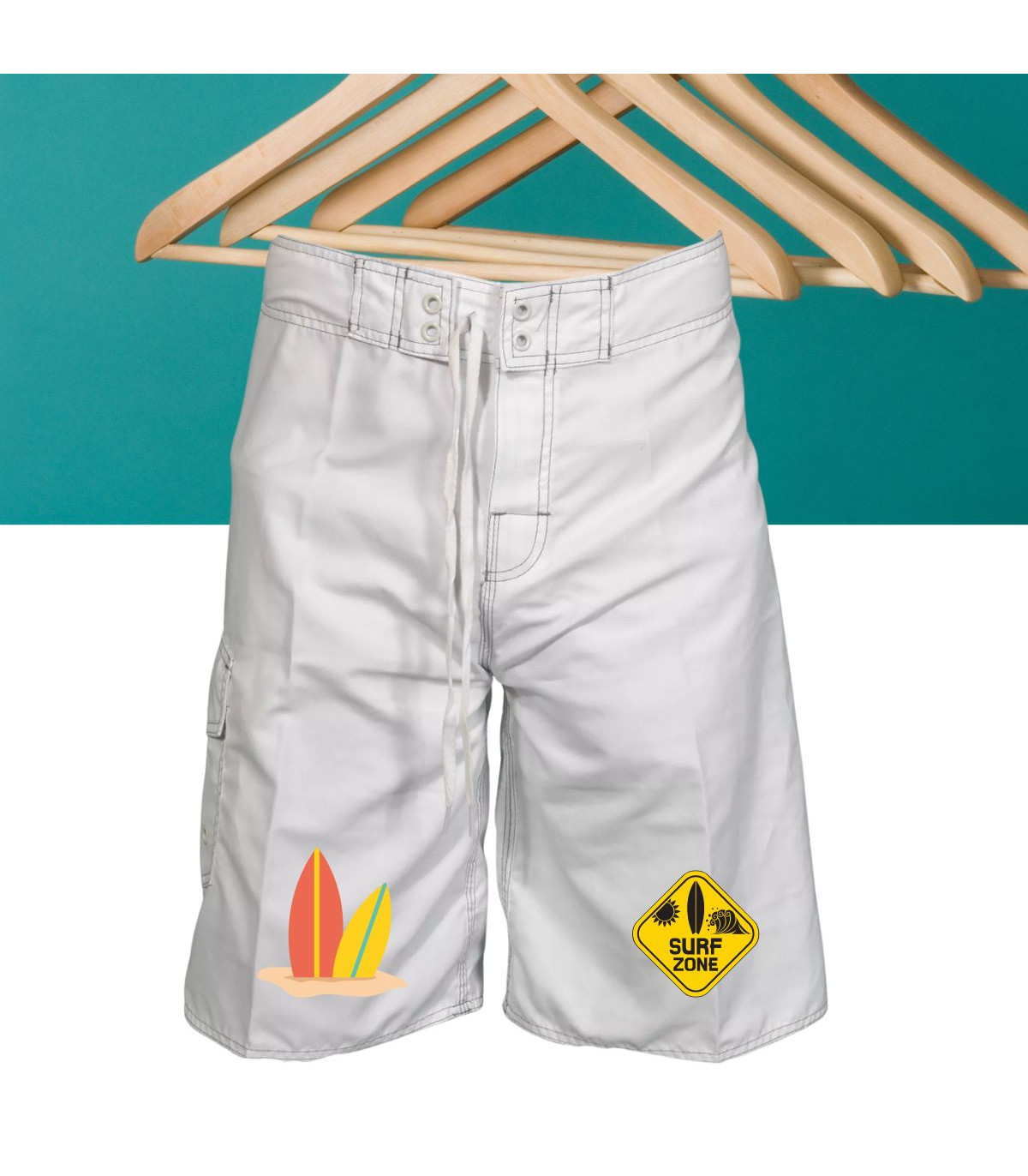 Short De Bain Homme - Taille M, Couleur Bleu, Neuf Avec étiquettes