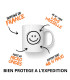 Mug rigolo bonjour connasse