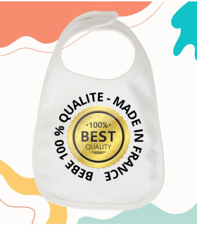 bavoir bebe 100 % qualité