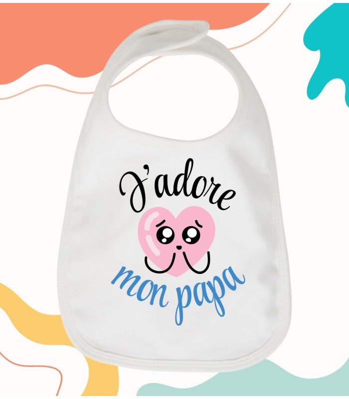 Bavoir aime mon papa