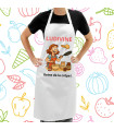 Tablier de cuisine la reine de la crêpe