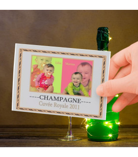 etiquette champagne pas cher