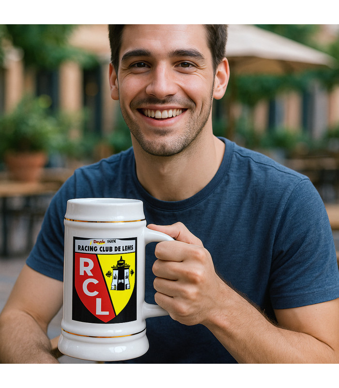 Chope à bière personnalisée avec photo