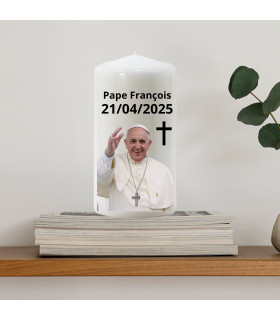 bougie deuil pape francois