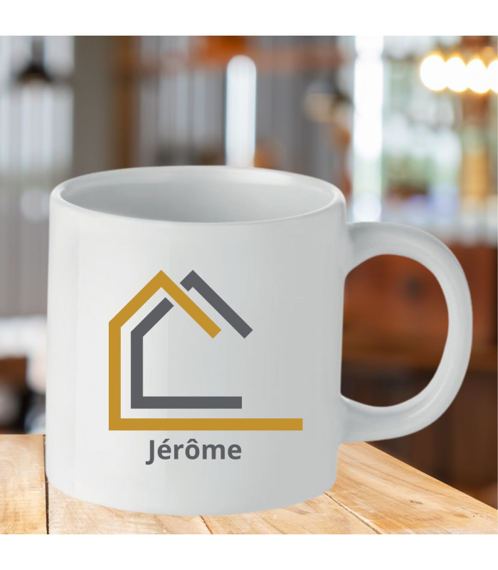Tasse entreprise personnalisée logo