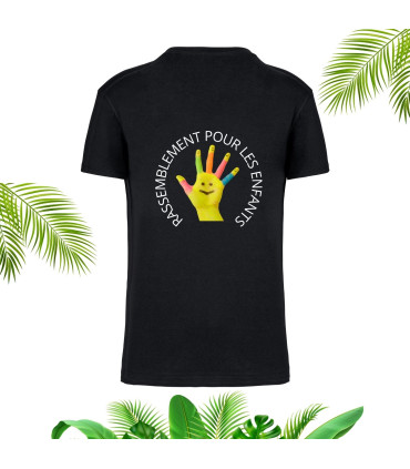 dos tee shirt évènement floqué