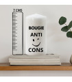 Petite bougie blanche anti cons