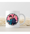 Mug chapeau melon et bottes de cuir
