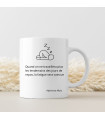Mug rigolo travailler les jours de repos