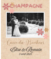 Etiquette bouteille personnalisée amour