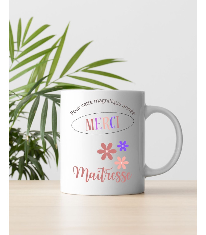 Mug pour maitresse pas cher
