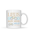 Cadeau cycliste, le mug vélo personnalisable