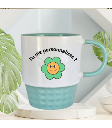 mug horizon menthe personnalisé