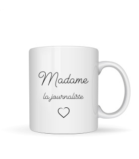mug madame la journaliste