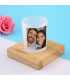 bougeoir personnalisé avec photo