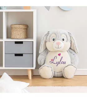 lapin en peluche personnalisé