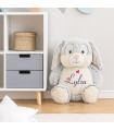 lapin peluche personnalisee