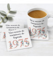 Mug avec dessous de mug en céramique