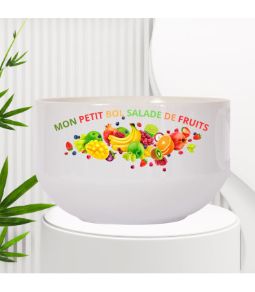 bol salade de fruits personnalisé