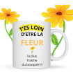 Mug la fleur la plus fraîche du bouquet