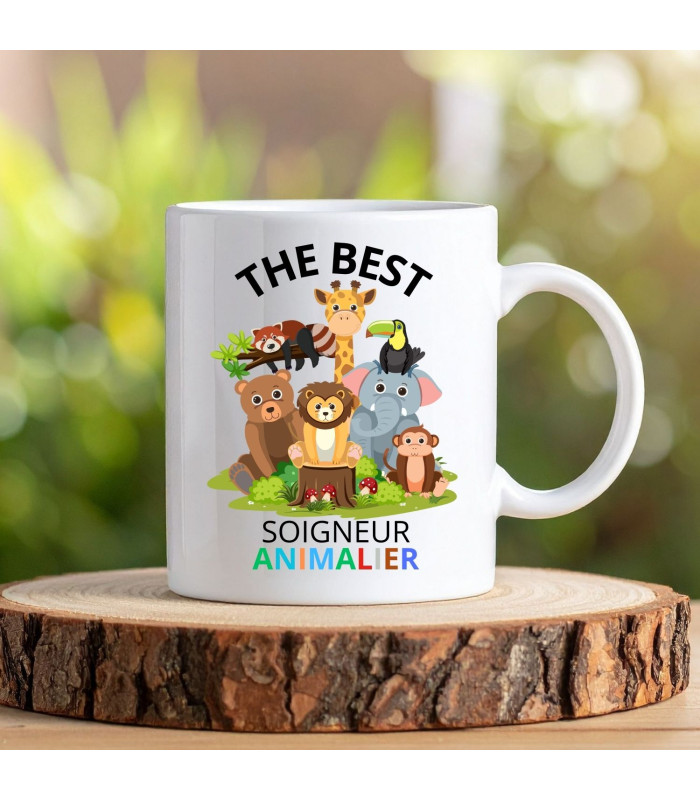 Mug personnalisé pour un soigneur animalier