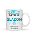 Mug rigolo les glaçons du cocktail