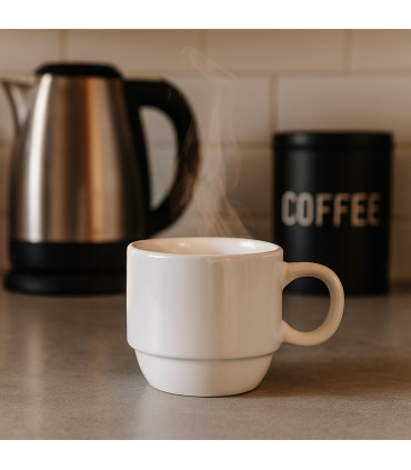 impression sur une tasse à café empilable