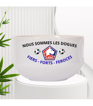 bol personnalisé pour supporters losc
