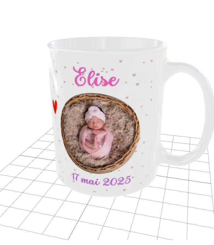 Mug naissance bébé
