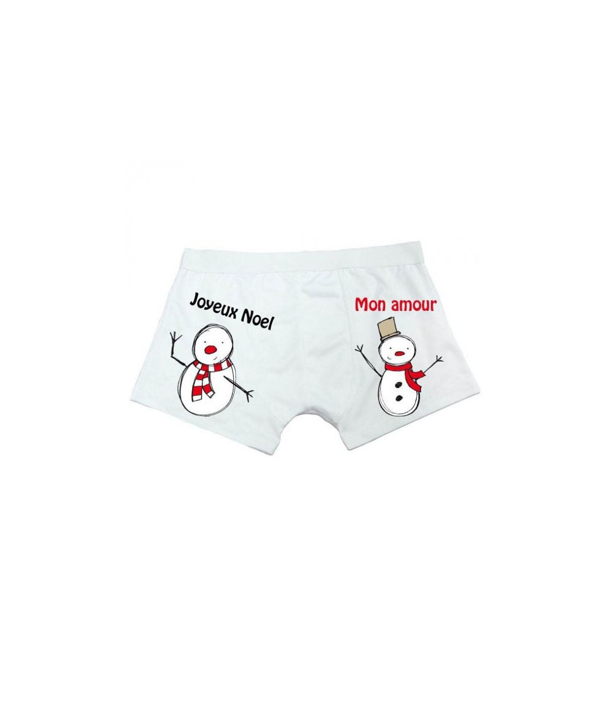Caleçon De Noël Drôle Pour Homme - Boxer Imprimé Motifs Festifs, Polyester Confortable, Cadeau Rigolo