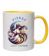 mug personnalisé jaune vierge