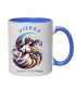 mug personnalisé bleu vierge