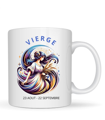 mug personnalisé signe de la vierge