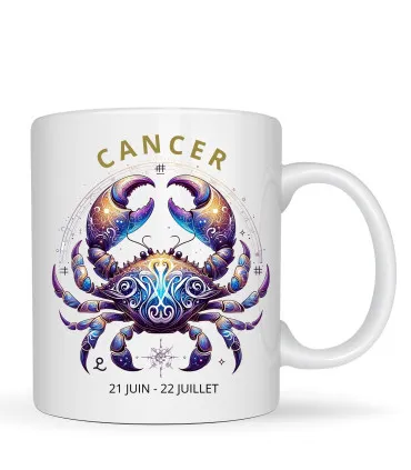 mug personnalisé signe du cancer