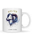 Cadeau astrologie, mug personnalisé signe bélier