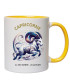 mug jaune capricorne personnalisé