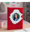 Carnet écriture personnalisé avec paillettes
