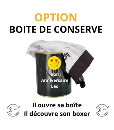 boite de conserve pour boxer