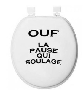 sticker pour rigoler abattant wc