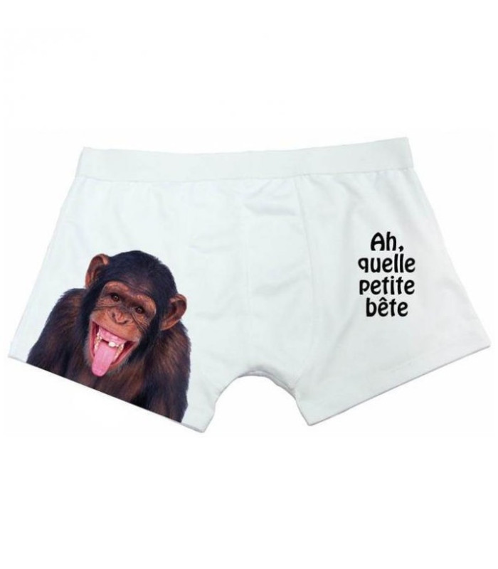 Boxer rigolo avec singe