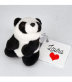 Porte clé panda personnalisé photo