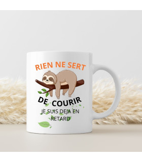 mug je suis en retard