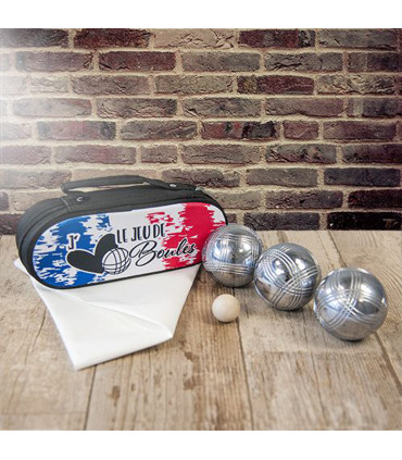 présentation pochette boules de pétanque