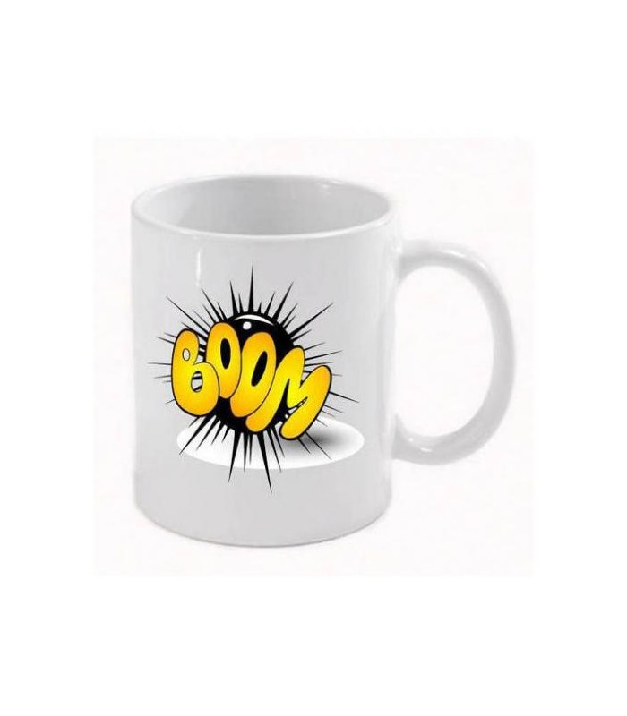 Mug Original et Coloré "BOOM" Style Bande Dessinée