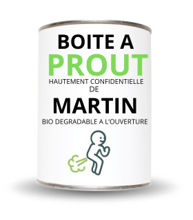 boite à prout personnalisée
