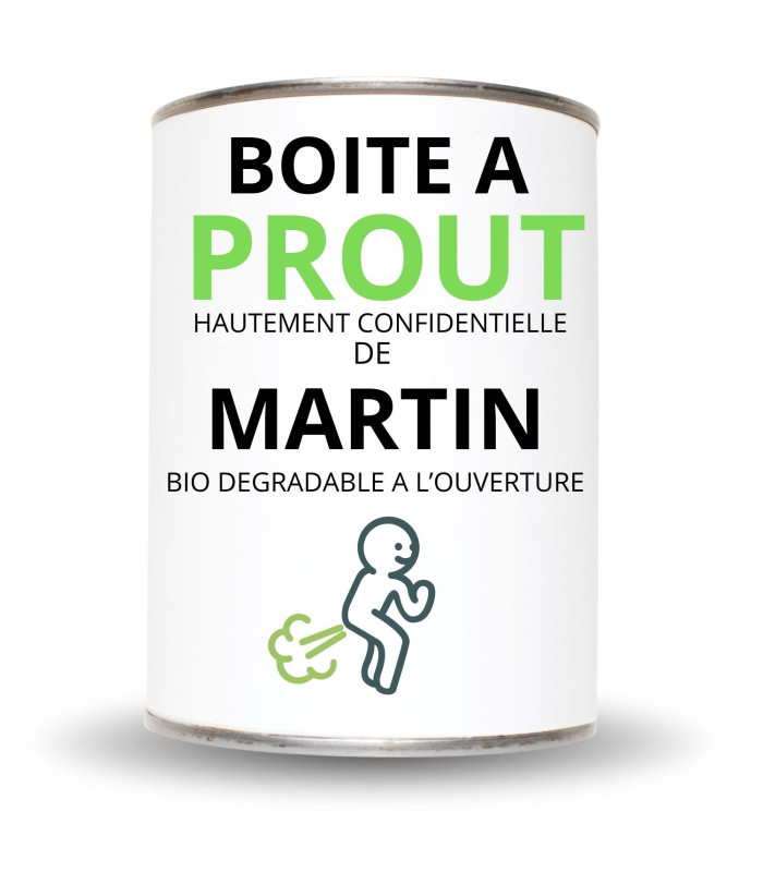 Boite à prout personnalisée