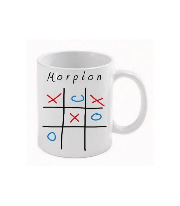 Mug Super Original Jeu de Morpion